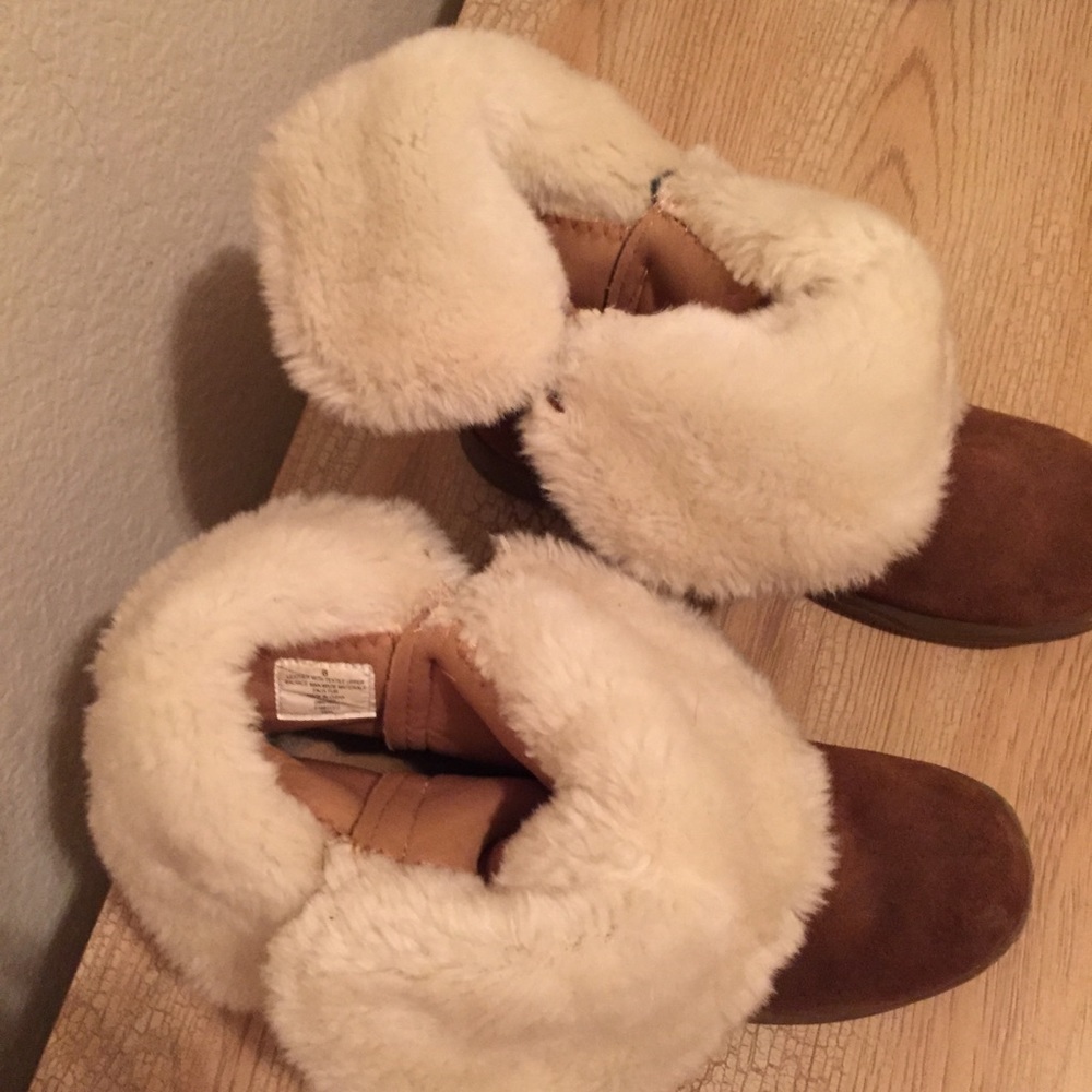 ❌SOLD❌ Furry, Suede Boots - Picture 5 of 8